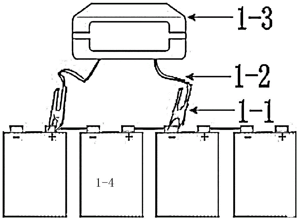 Storage battery online replacement device