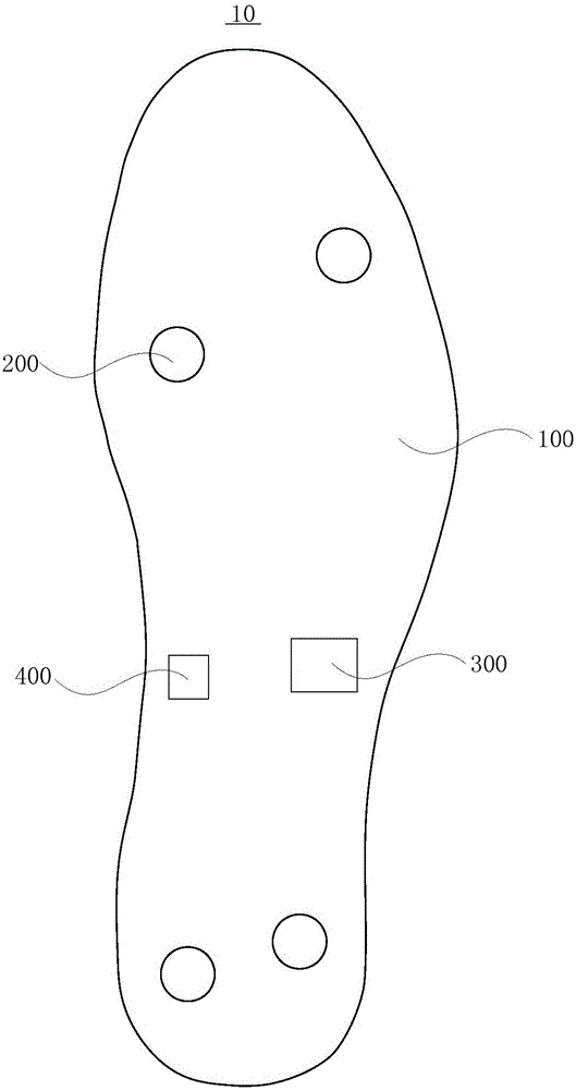 Judgment method for motion state and footwear
