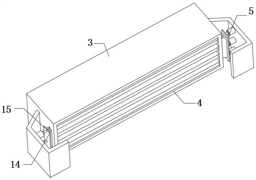 Automatic magnetic material production line structure