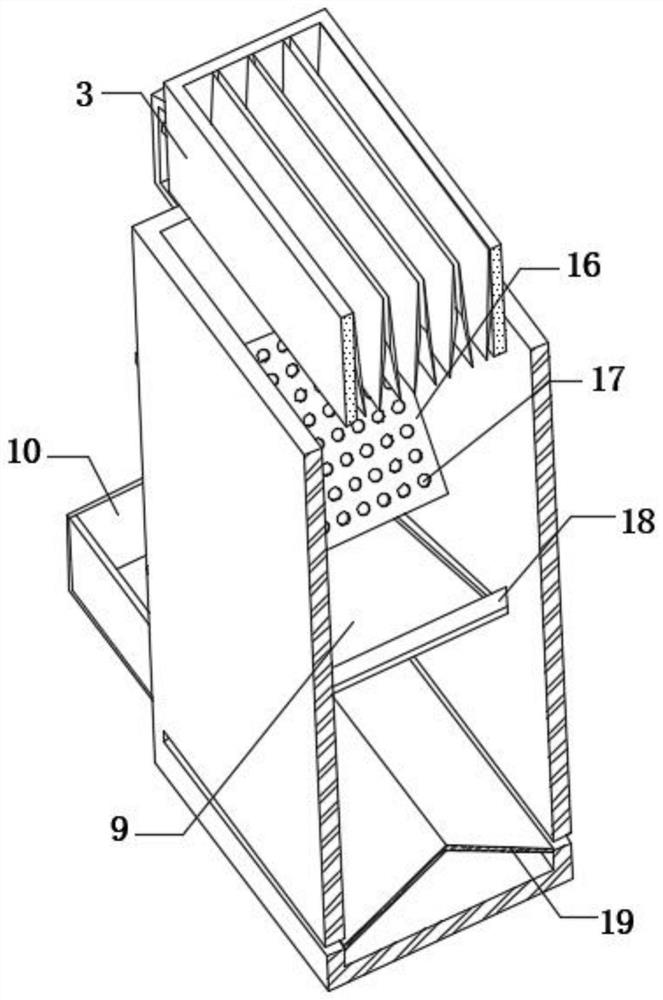 Automatic magnetic material production line structure