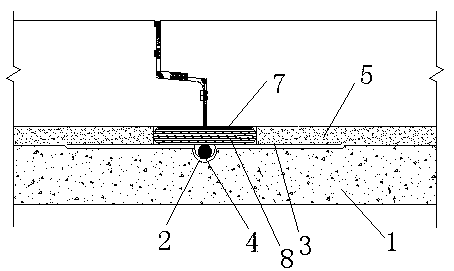Construction method for prefabricated pipe gallery joint water proofing