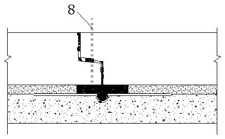 Construction method for prefabricated pipe gallery joint water proofing
