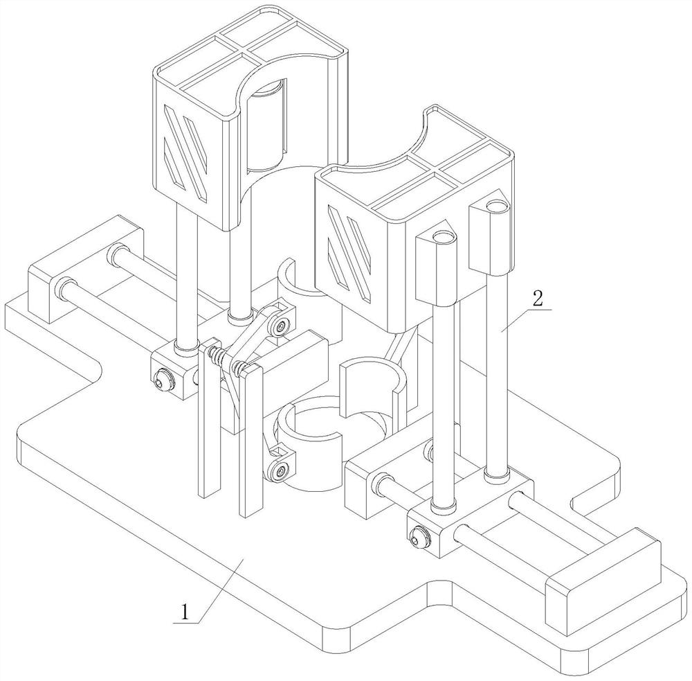 Drill rod lower pipe positioning device for mine exploration construction and implementation method of drill rod lower pipe positioning device