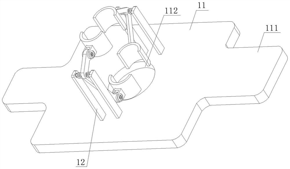 Drill rod lower pipe positioning device for mine exploration construction and implementation method of drill rod lower pipe positioning device