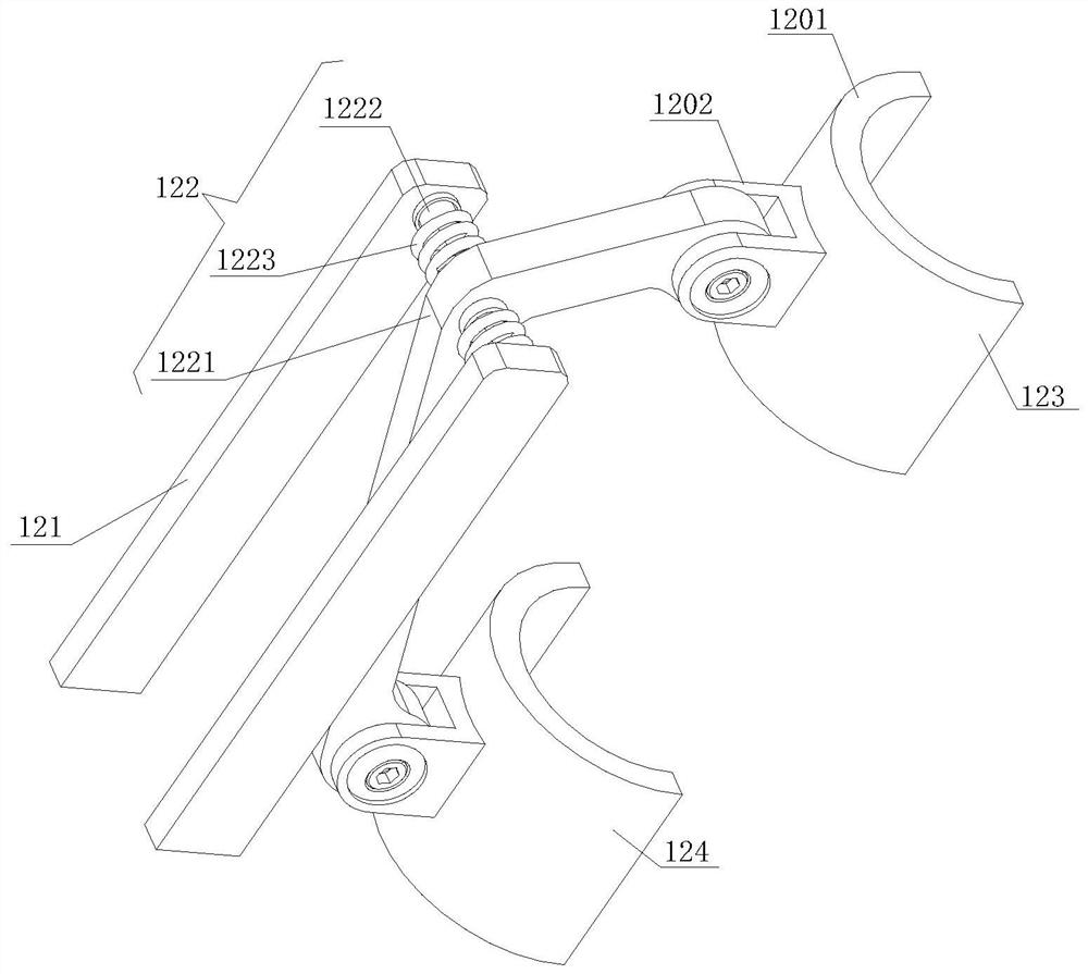 Drill rod lower pipe positioning device for mine exploration construction and implementation method of drill rod lower pipe positioning device