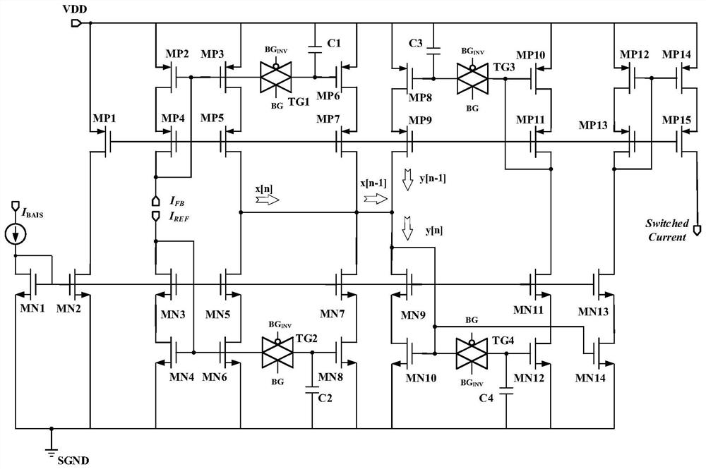 Switching current integrator for high power density buck switching converter