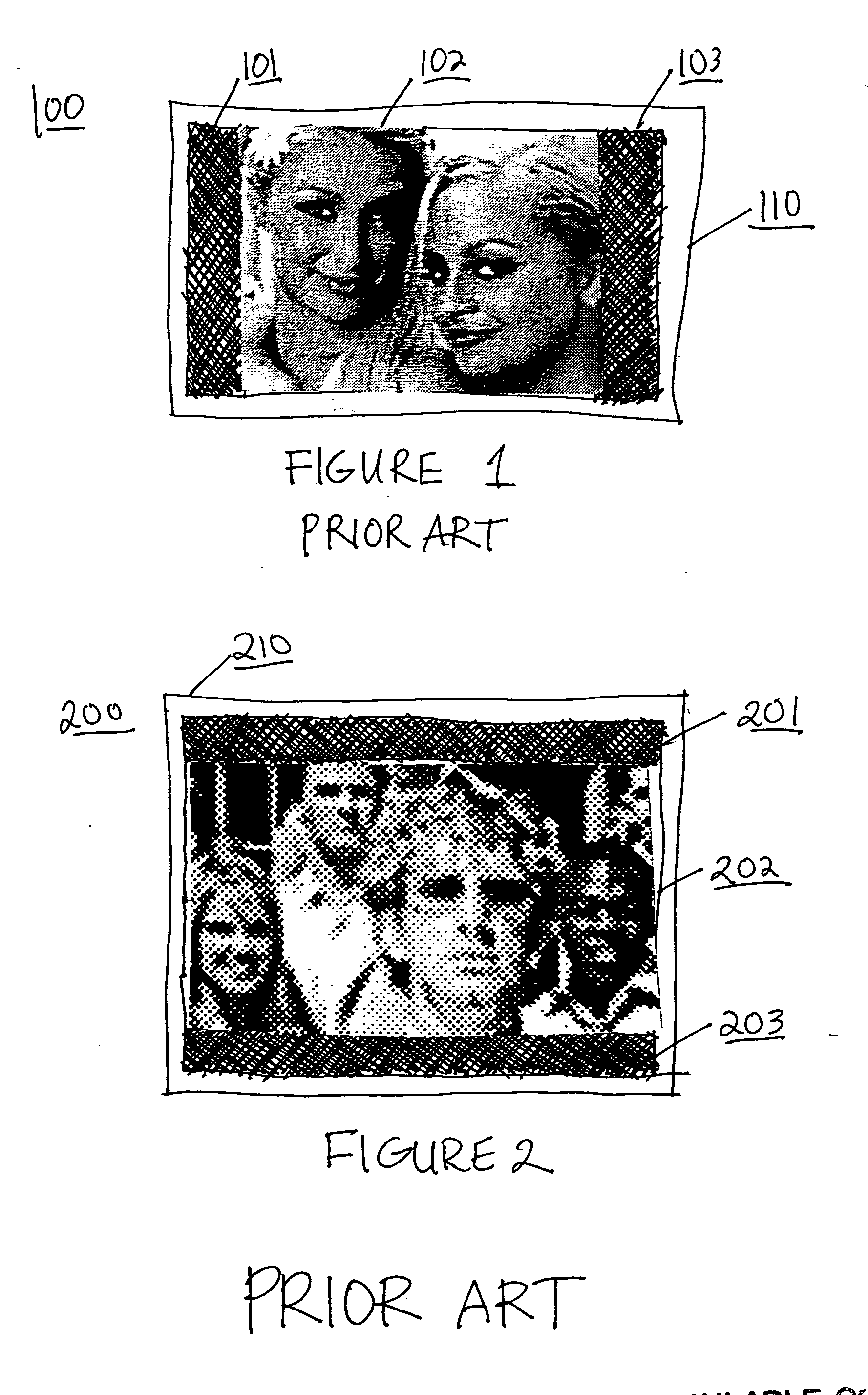 Method and apparatus for utilizing blank space on a high definition television screen