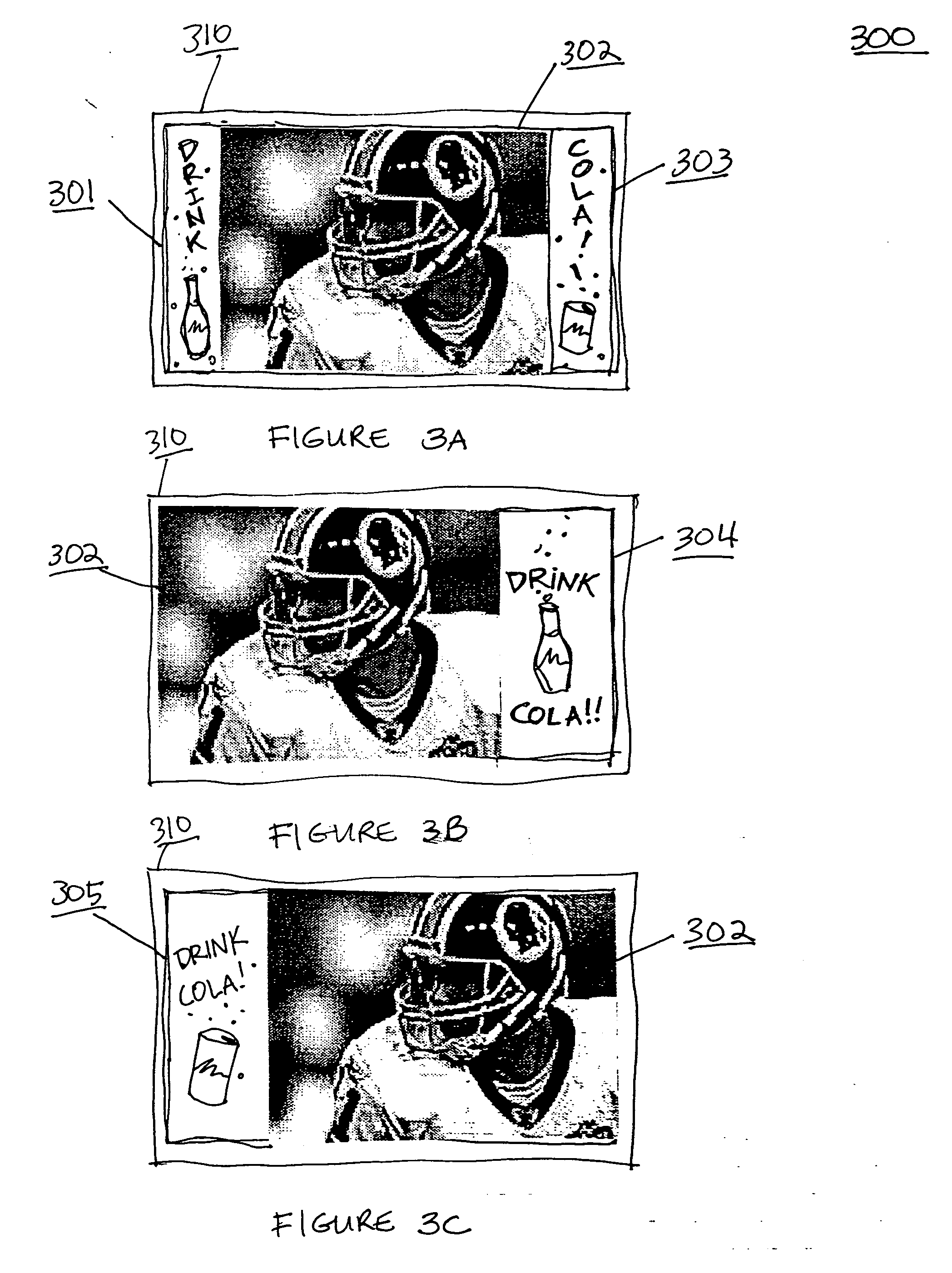 Method and apparatus for utilizing blank space on a high definition television screen