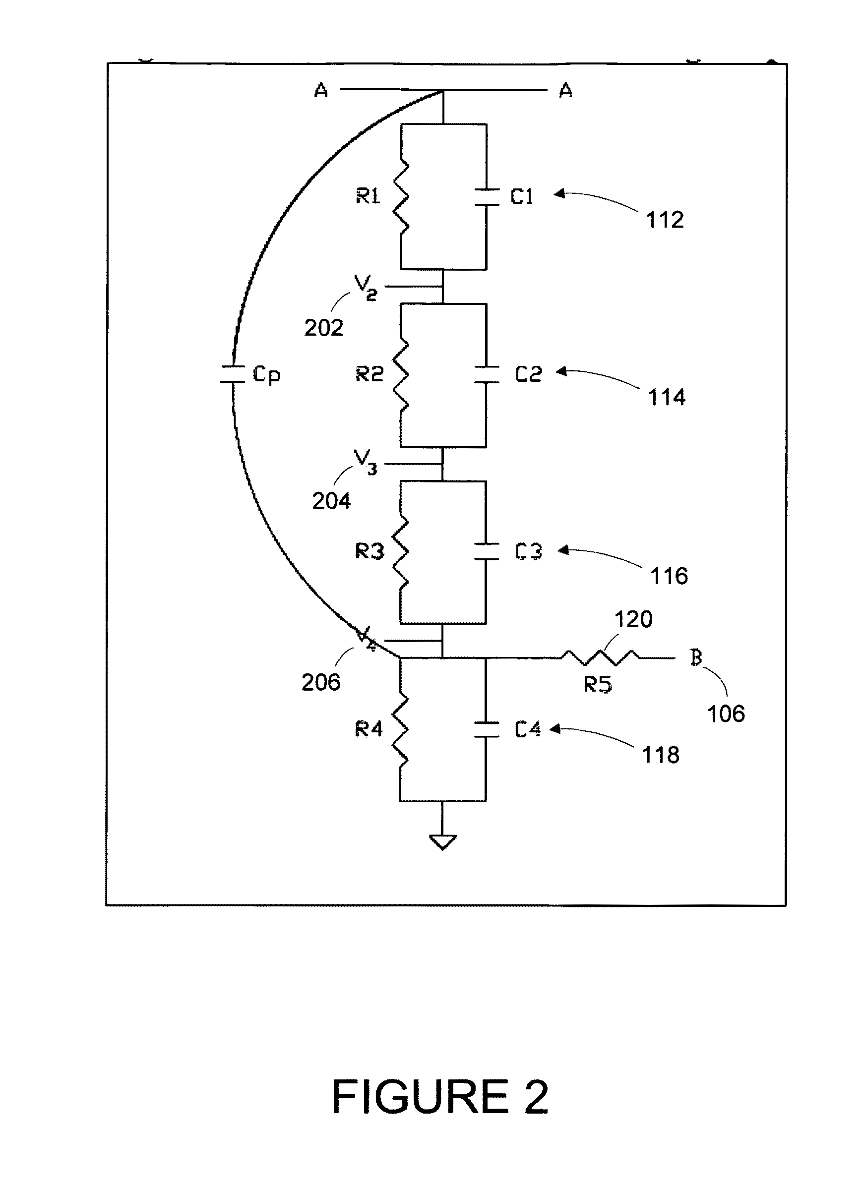 Broadband high impedance pickoff circuit