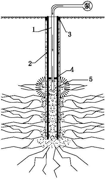 Grouting-type micro steel pipe pile and grouting reinforcement method