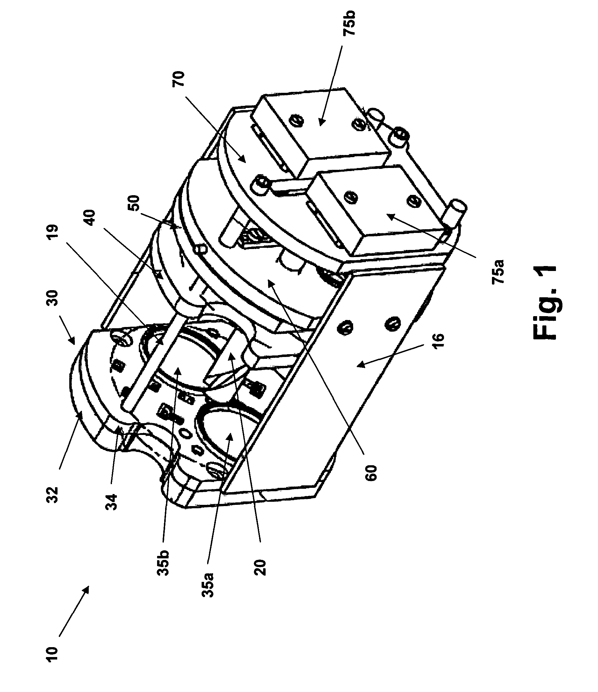 Zoom system for an optical stereo device