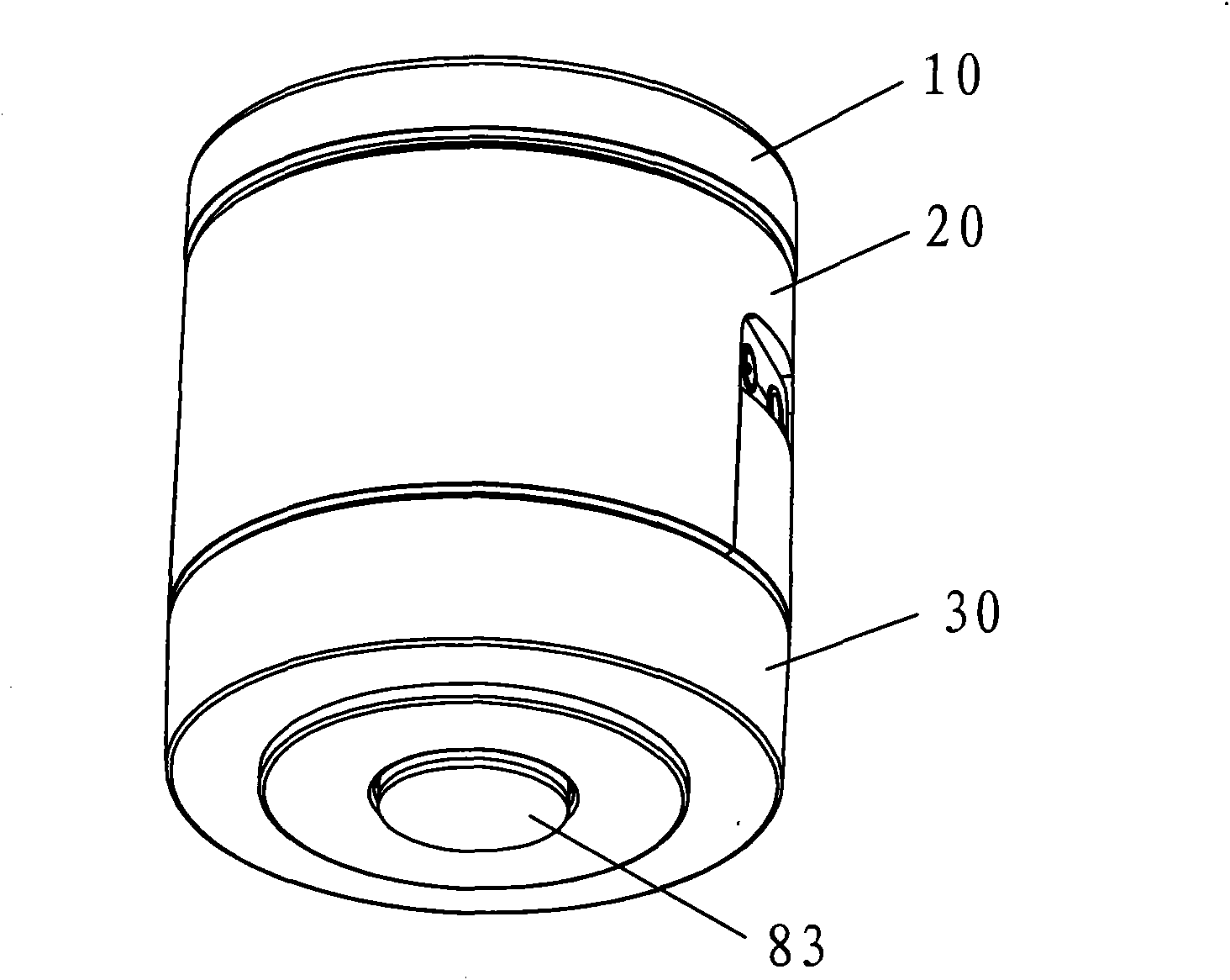 Excited vibration acoustic generator device