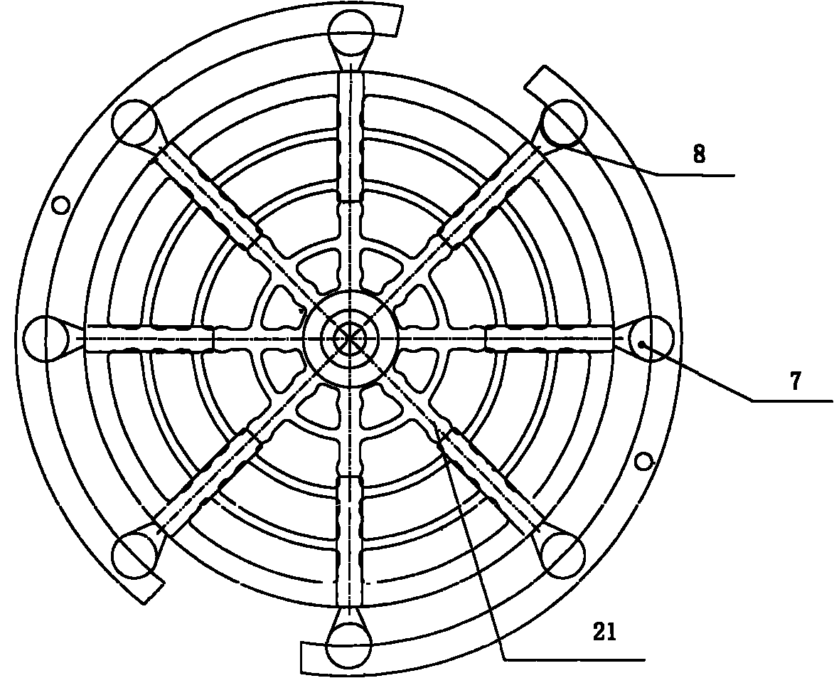 Casting method of aluminum-magnesium alloy movable coil for vibrating table