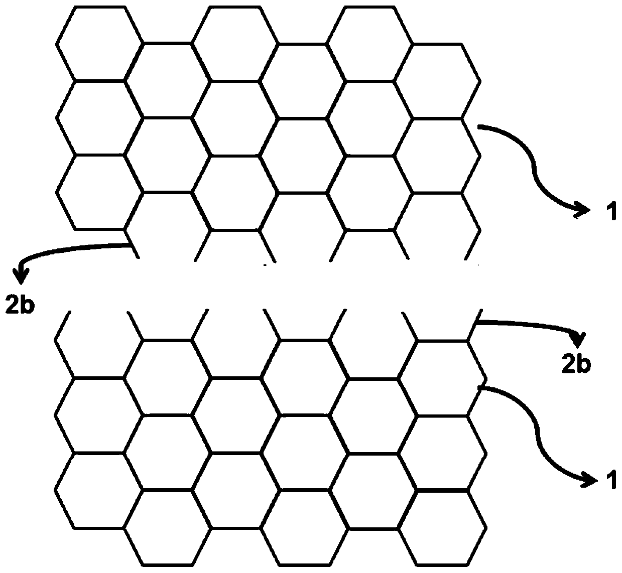 A kind of preparation method of seamless splicing honeycomb core material