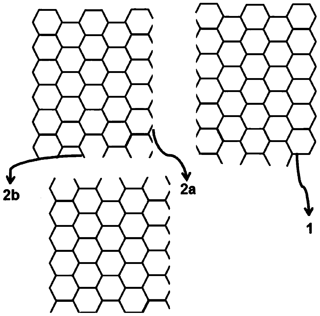 A kind of preparation method of seamless splicing honeycomb core material