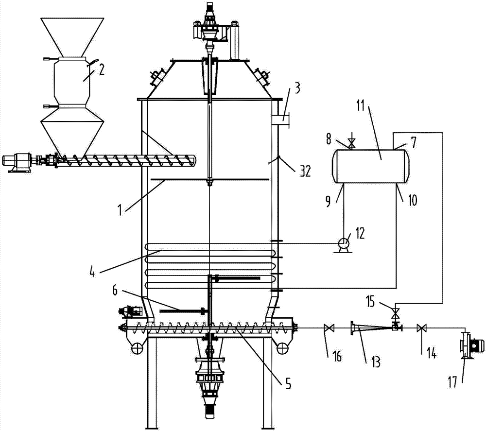 Gasification unit for preparing biomass medium-heating value fuel gas