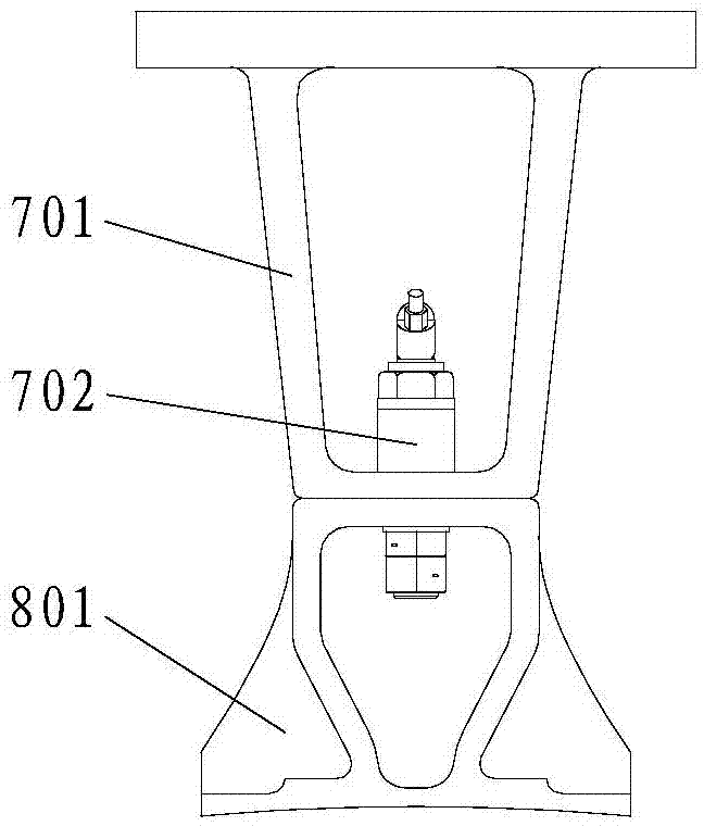 Hanging frame for helicopter to deliver aircraft at low speed and aircraft attitude control method