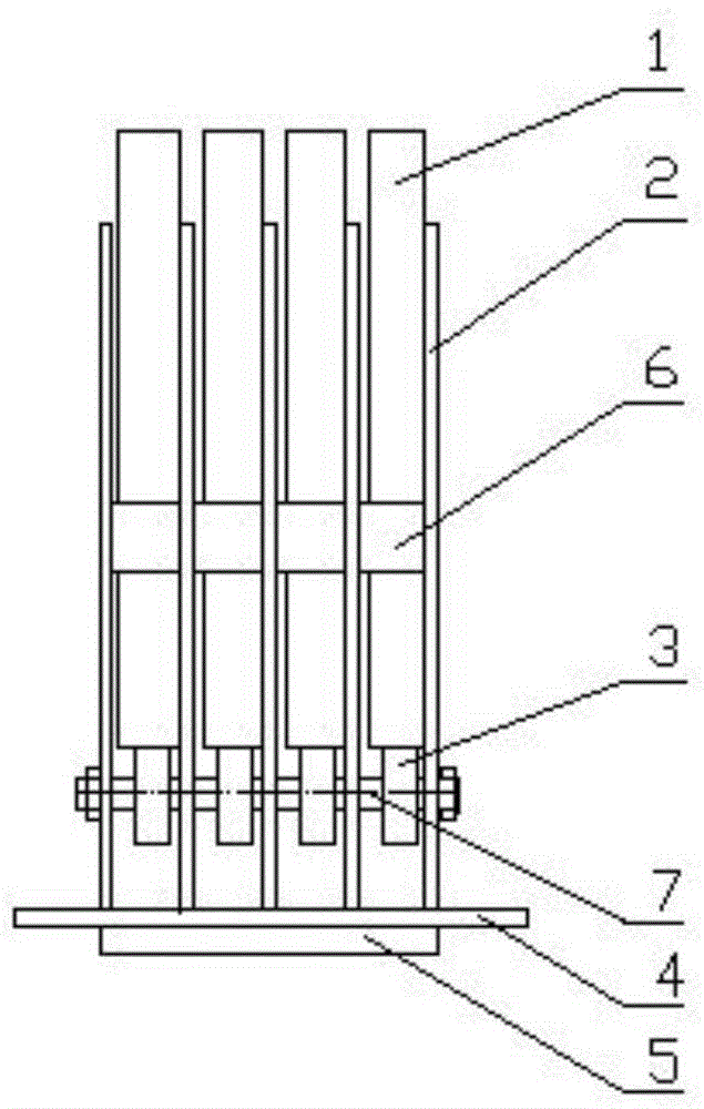 A binding steel belt storage rack