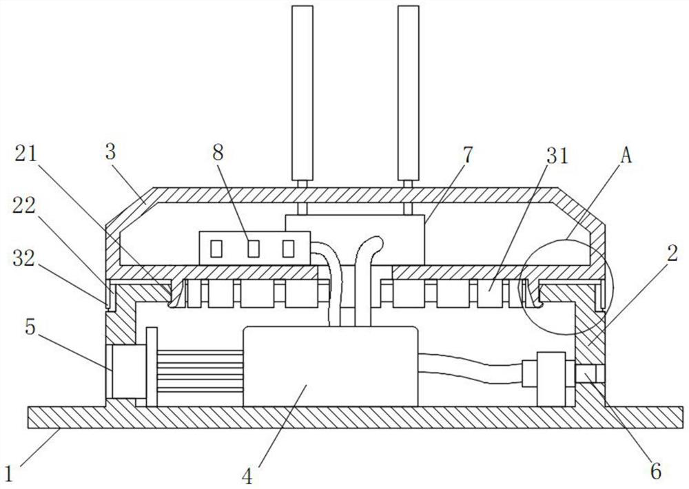 Wired screen projector capable of realizing remote control and all-round rotation and screen projection method