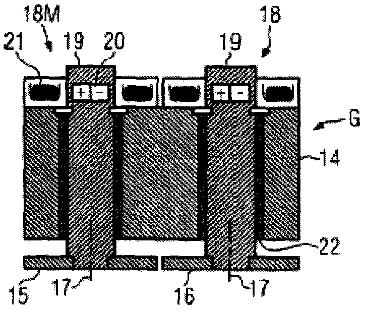 Container handling machine and machine for container handling