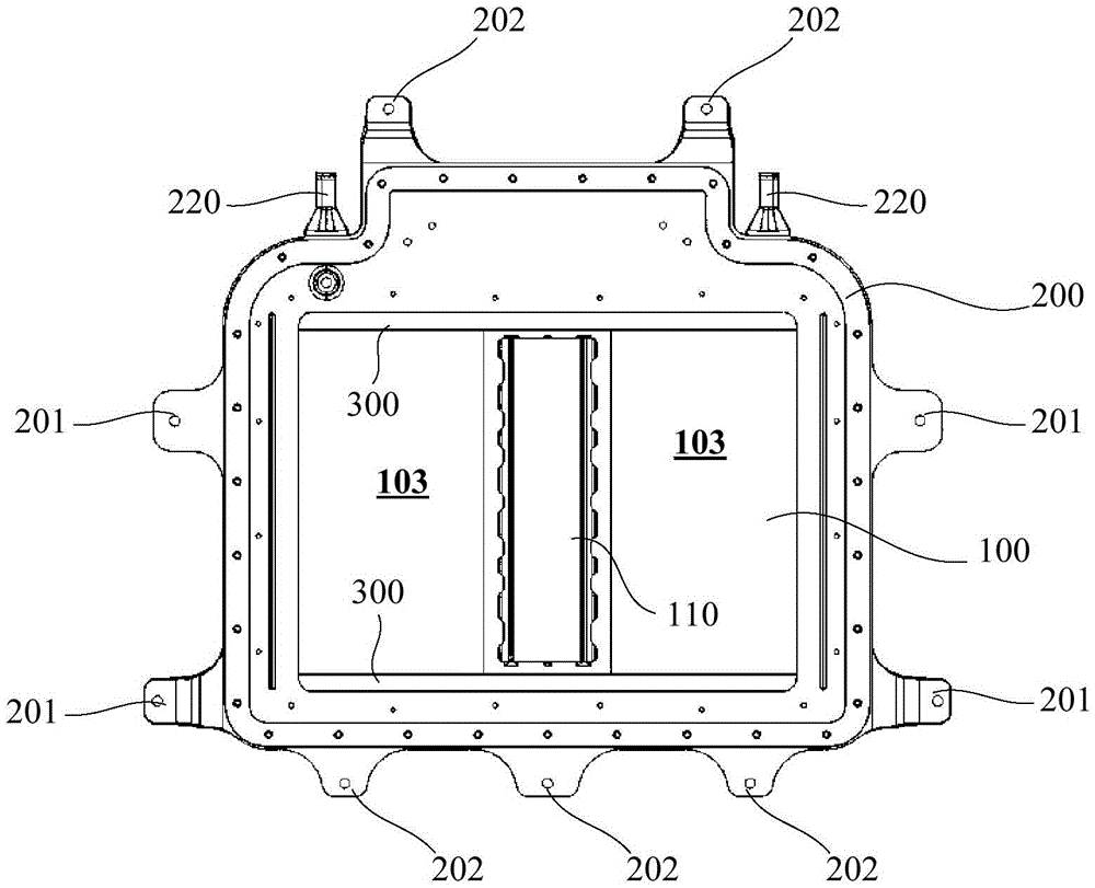 Power battery system and tray thereof