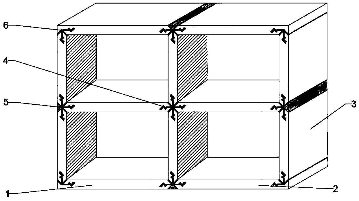 Multi-purpose assembly type goods shelf assembling plate