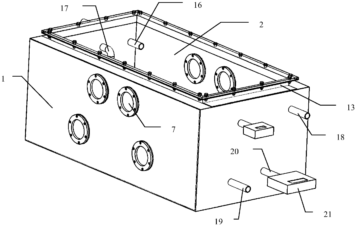 A visual test device for low temperature liquefied gas