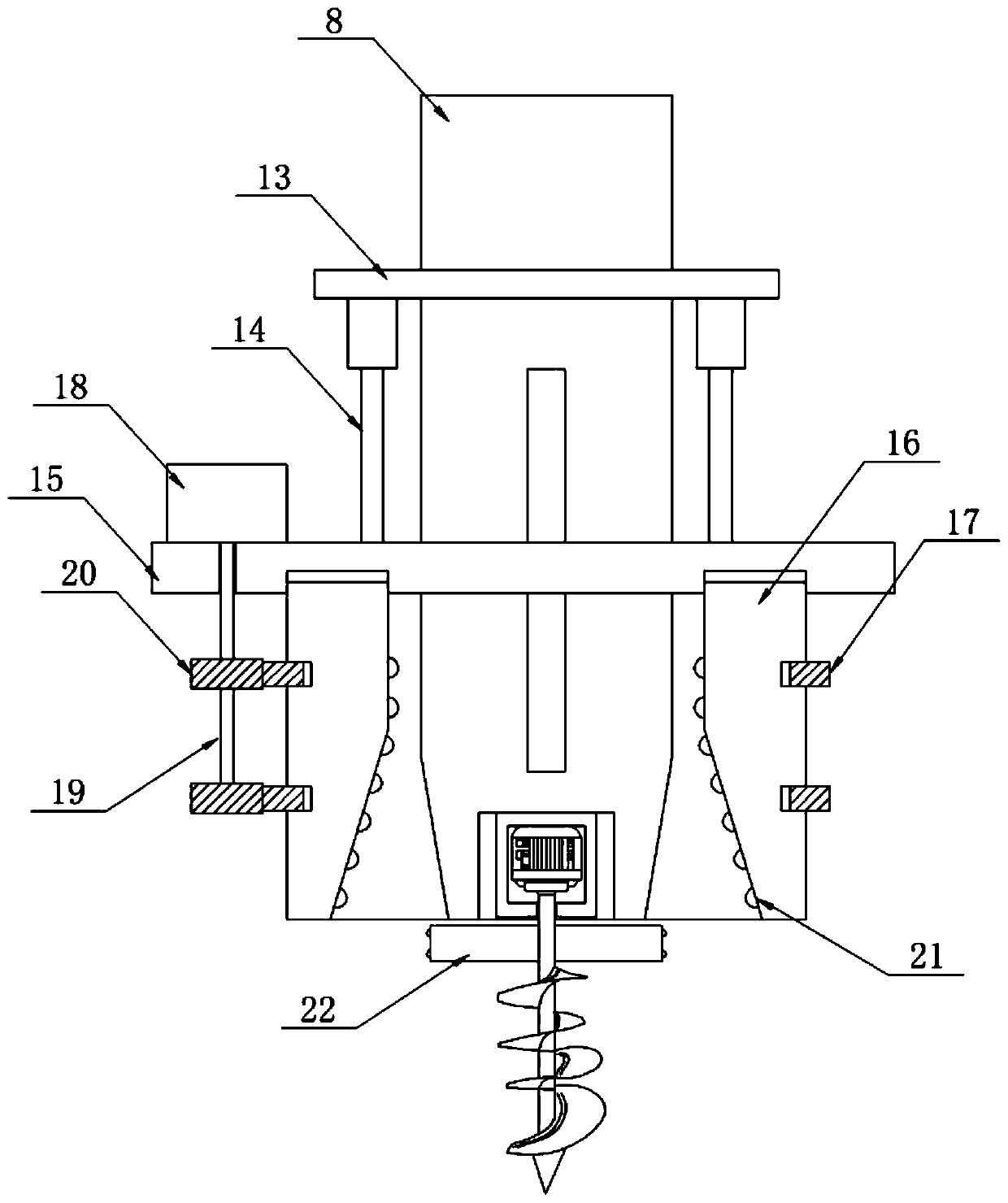Adjustable pavement crushing device and using method thereof