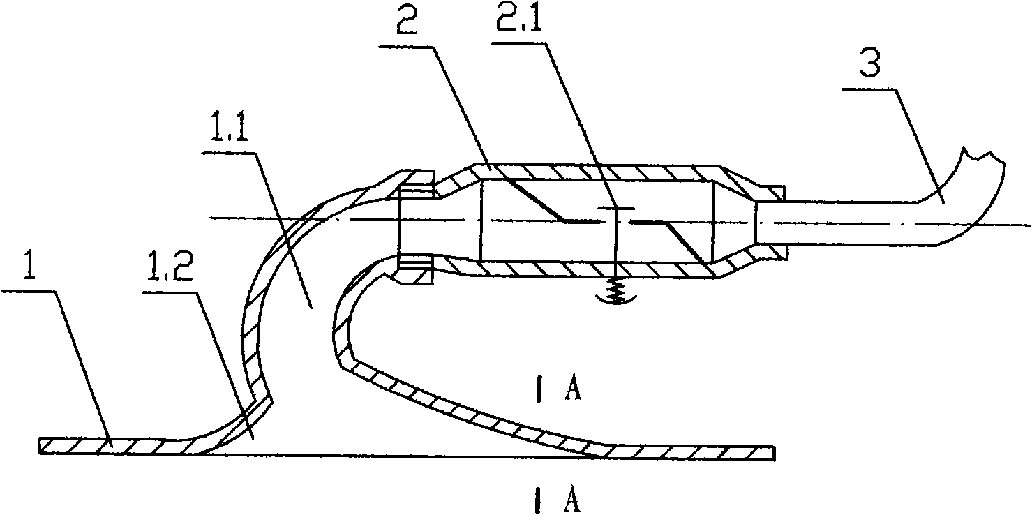 Material feeding type plastering device