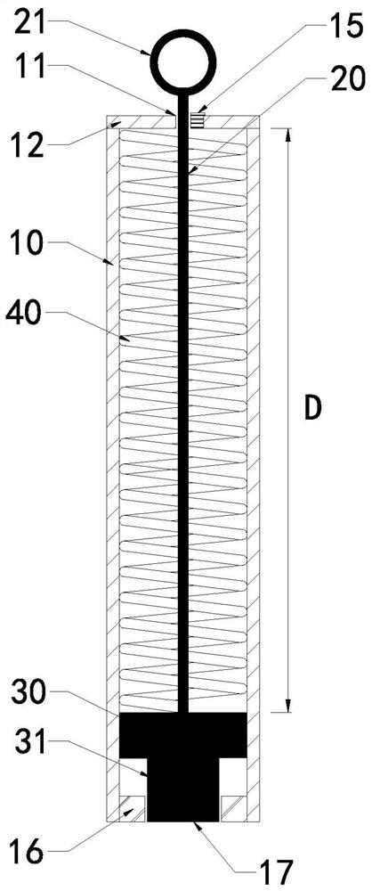 Nondestructive testing accurate knocking device and method thereof