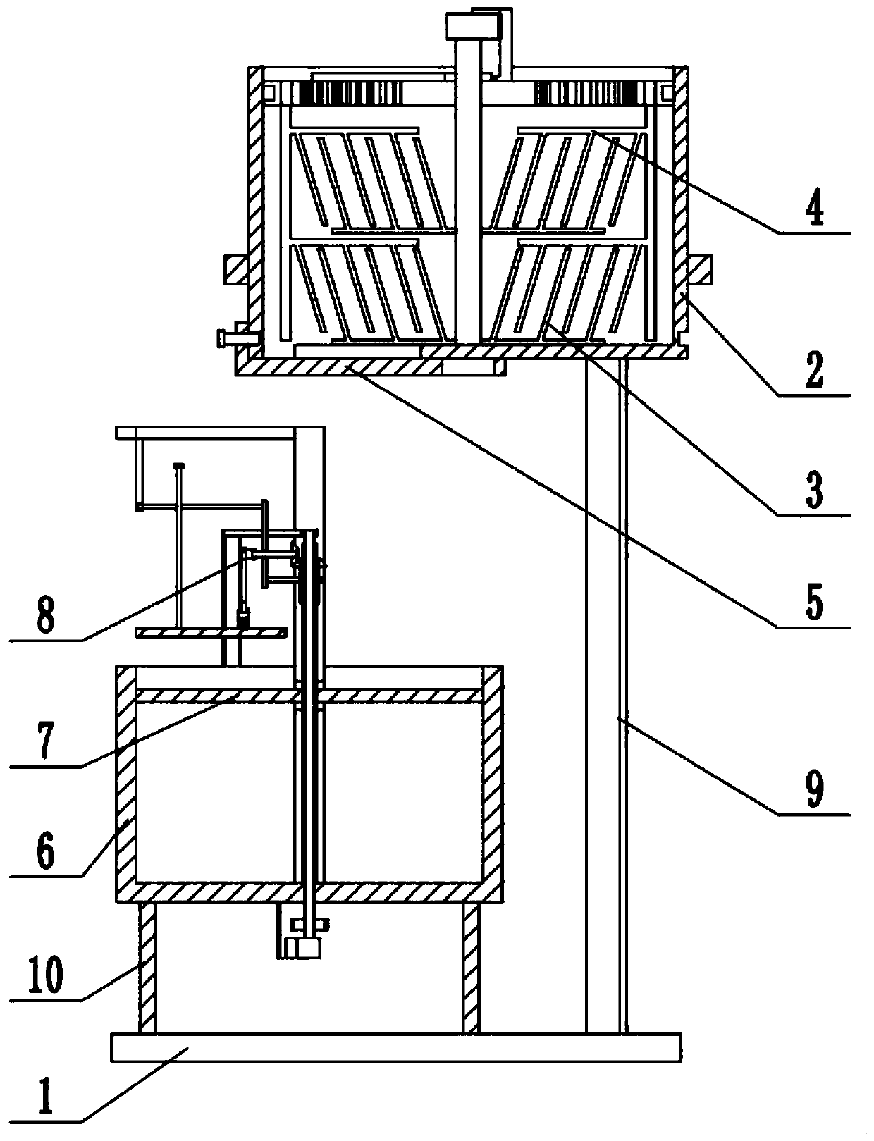 Raw material extraction system for processing of body wash