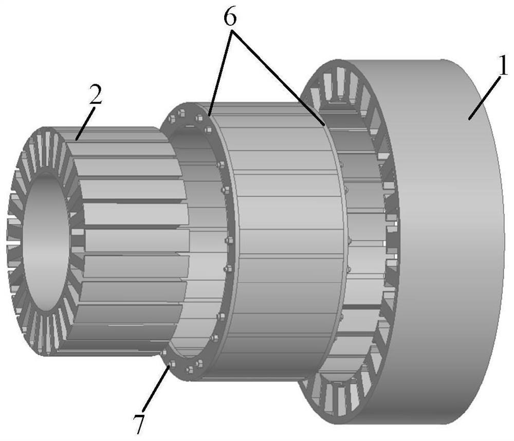 Direct-drive consequent-pole permanent magnet hub motor