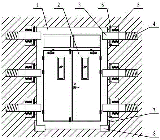 Fireproof door capable of being opened automatically