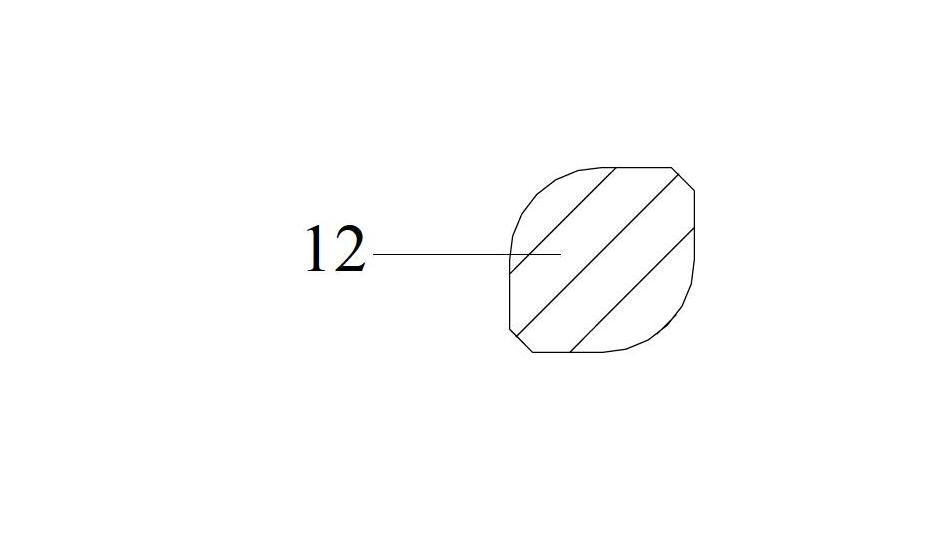 Forming device of inner taper hole of side wall