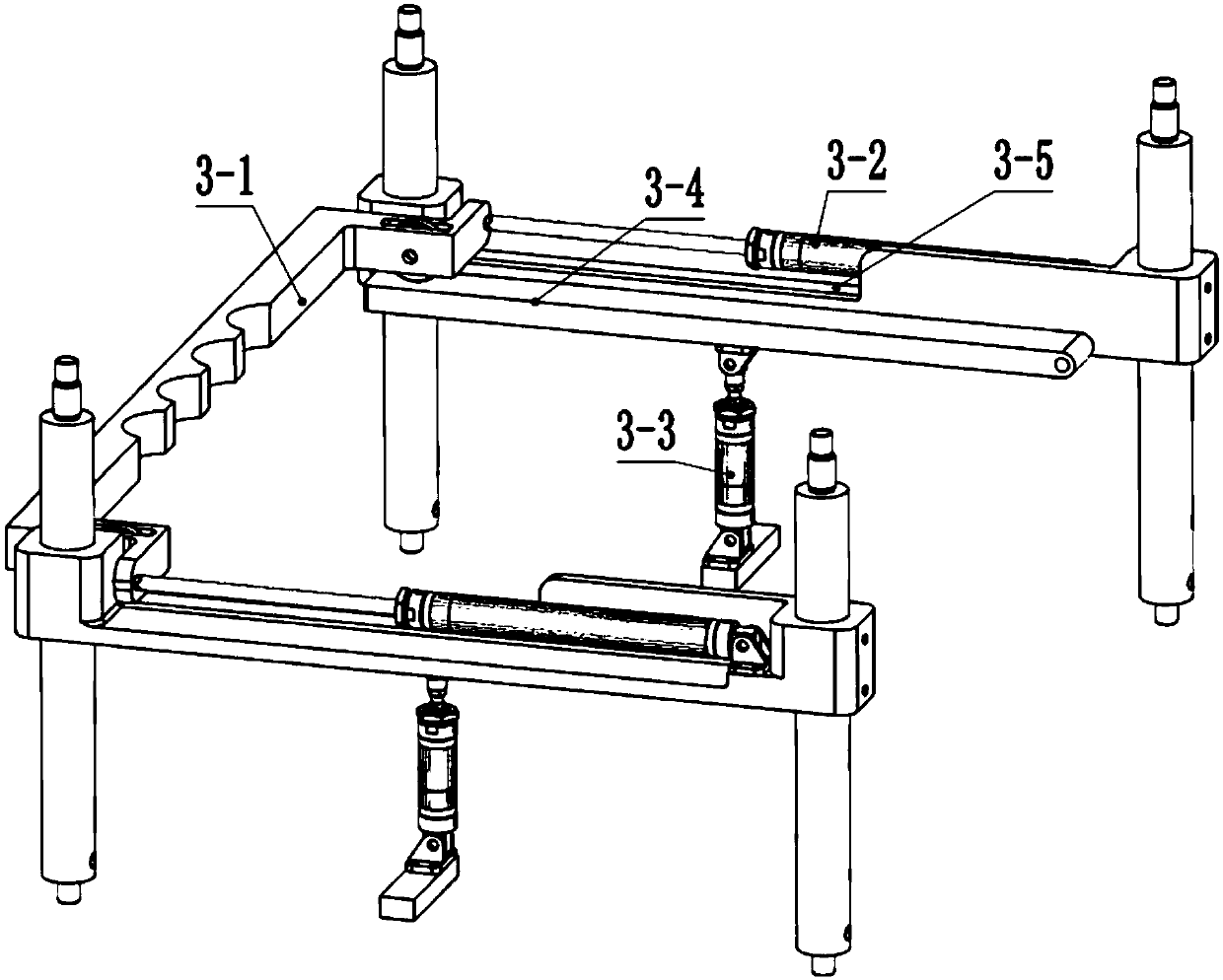 Glass forming press