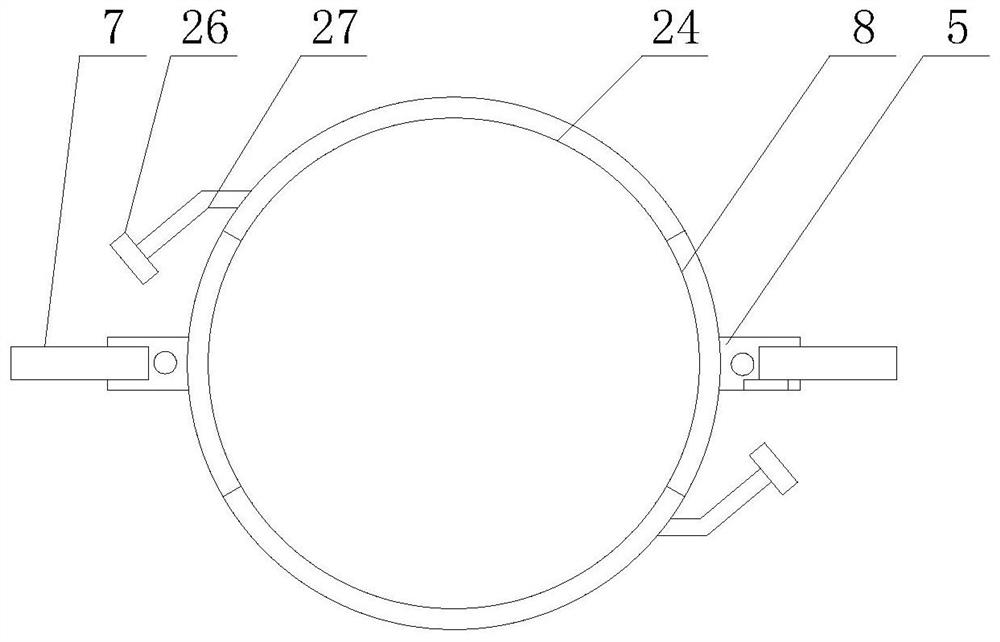 Water permeable brick raw material residue treatment device