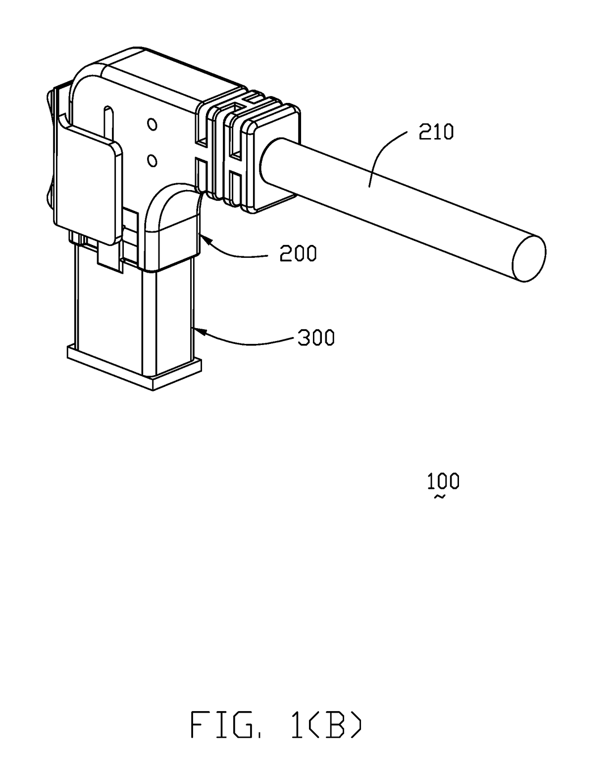 Electrical connector assembly with locking structures thereof