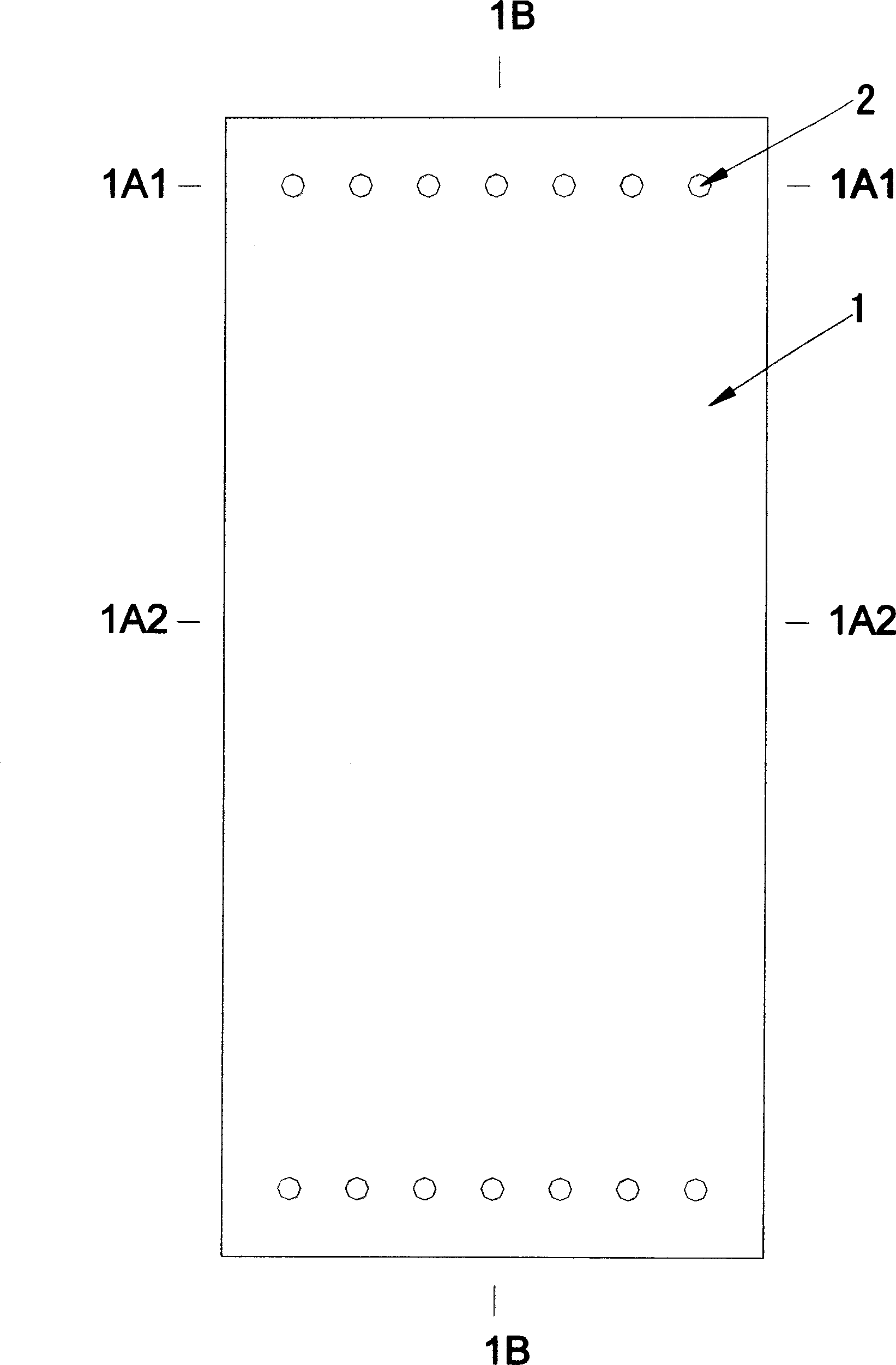 Automatic filled road-bridge transitional attachment strap member