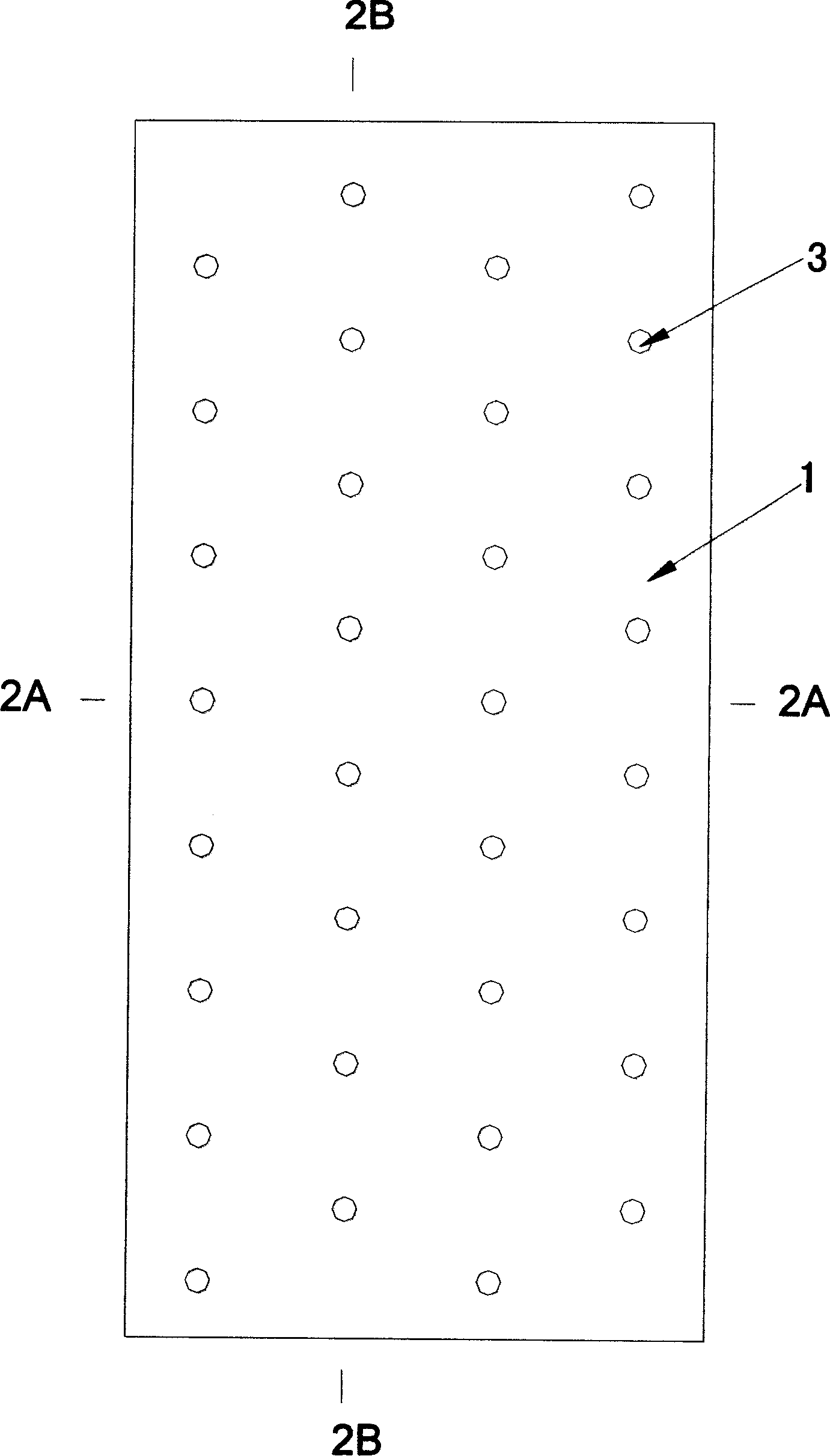 Automatic filled road-bridge transitional attachment strap member