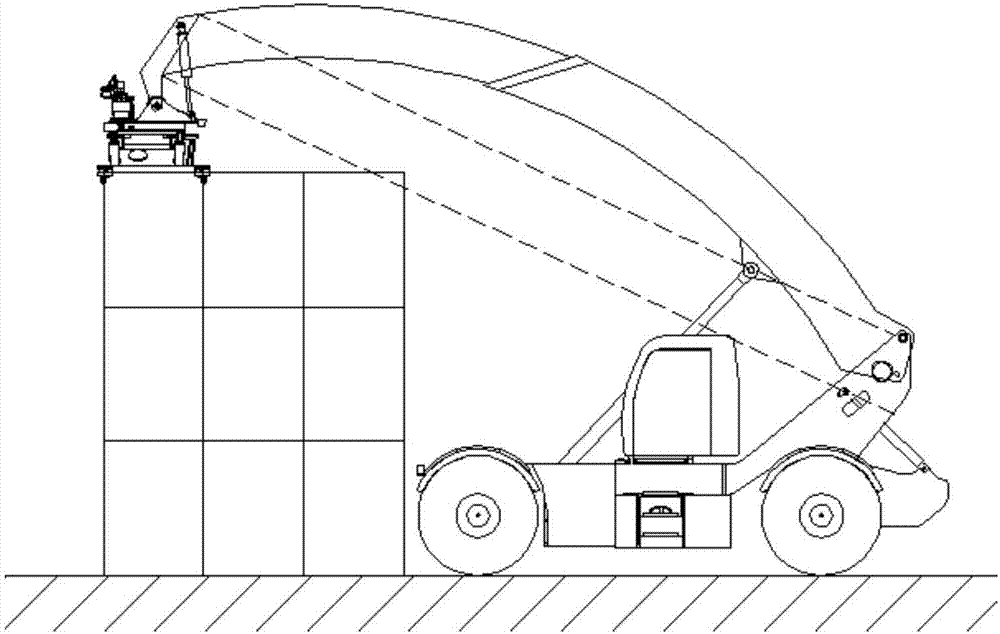 An arc-shaped telescopic arm mechanism and a crane with the mechanism