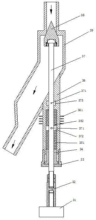 Down-flow plug valve for fluidization up-flow multi-reactor serial-connection and regeneration technique