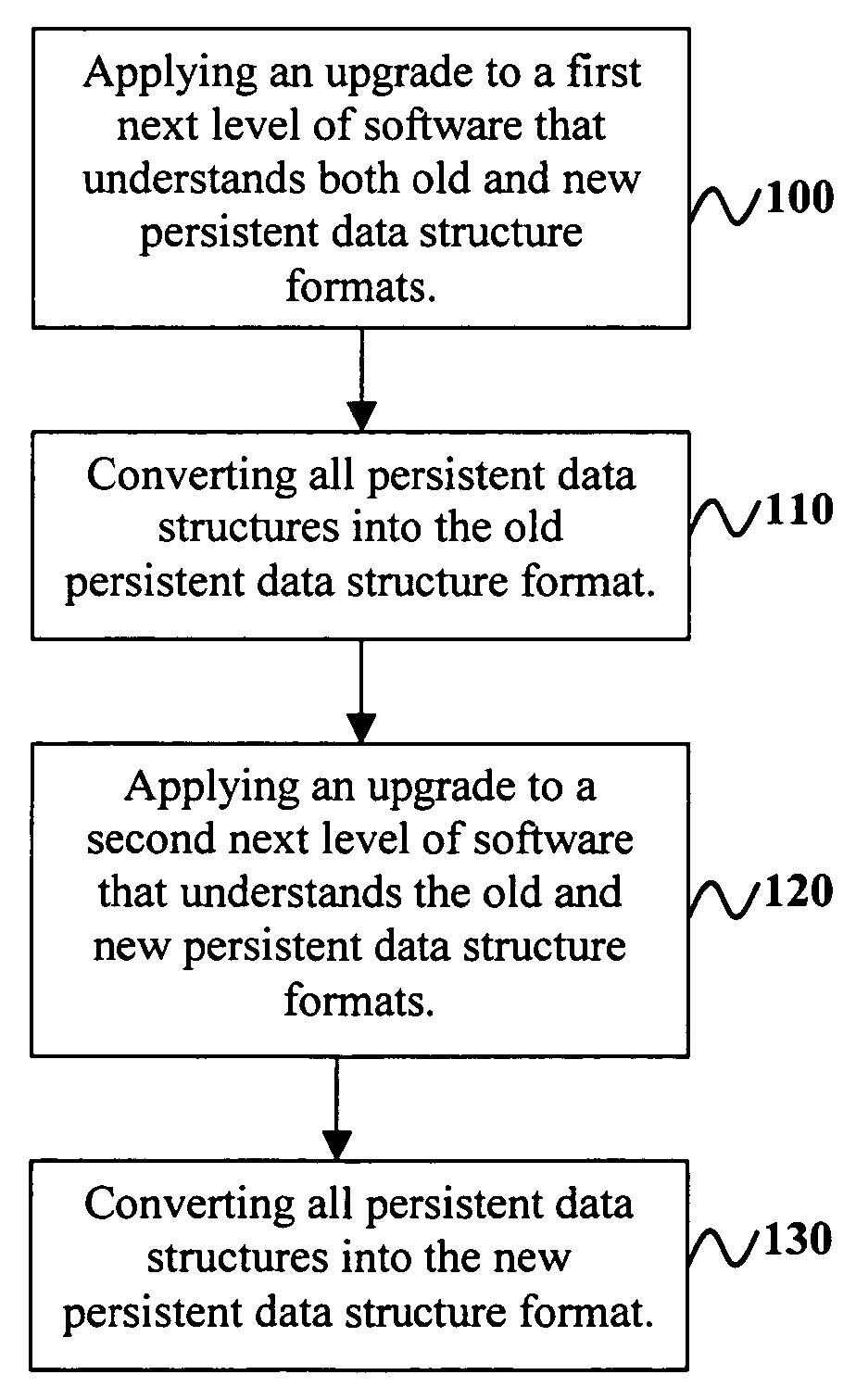 Software upgrade and downgrade in systems with persistent data