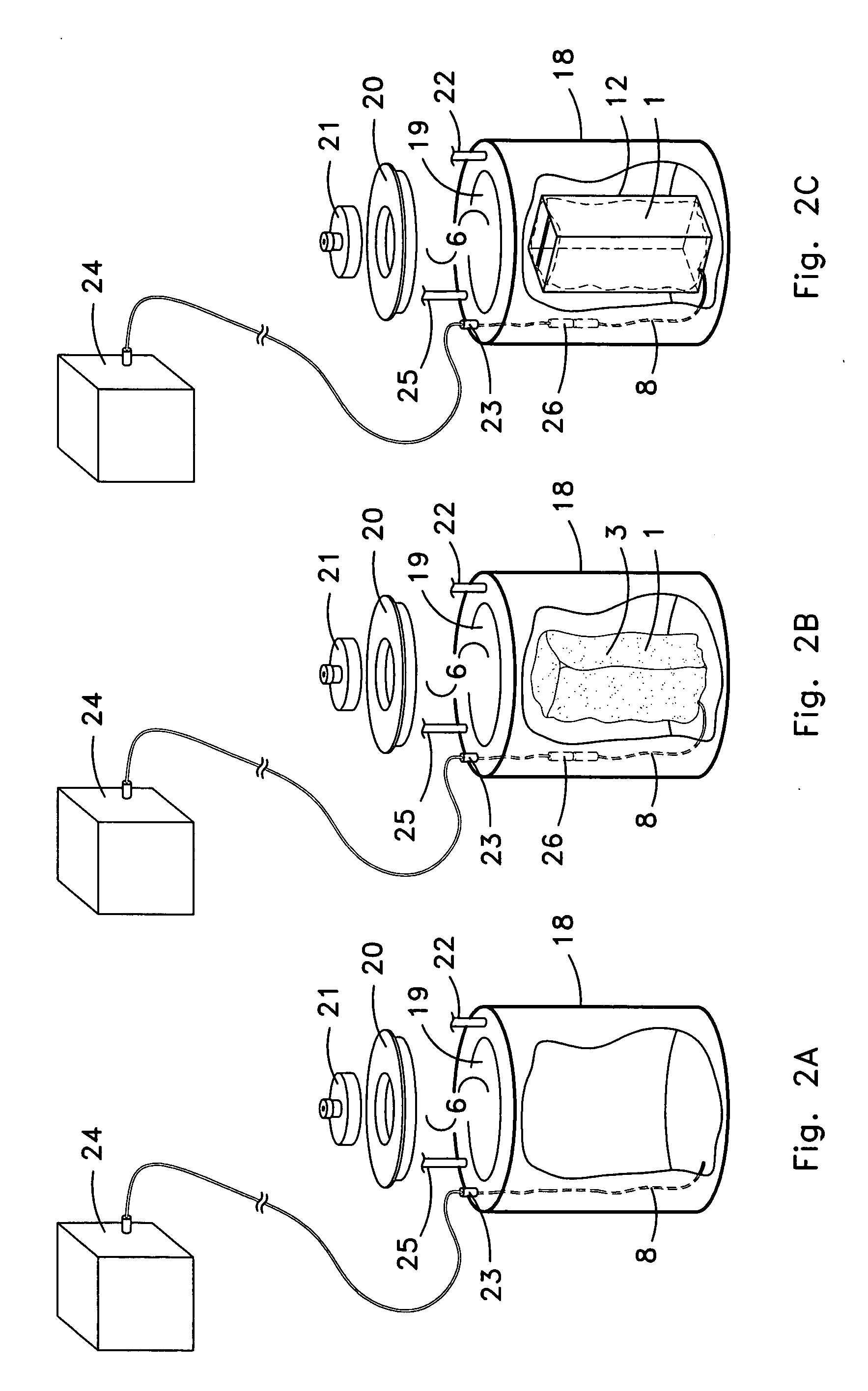 Pressure regulated continuously variable volume container for fluid delivery