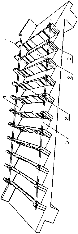 A rapid construction staircase formwork
