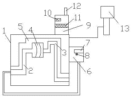 Energy-saving submerged boiler