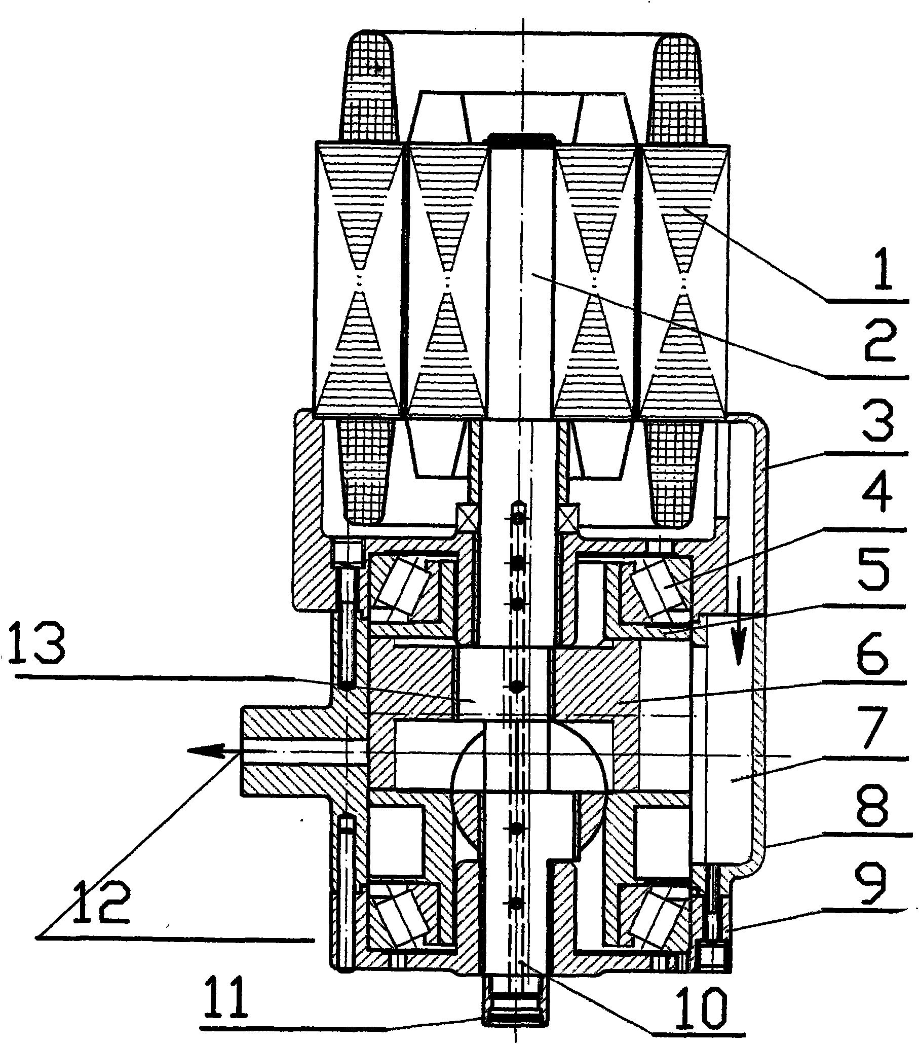 Novel multi-gyration compressor