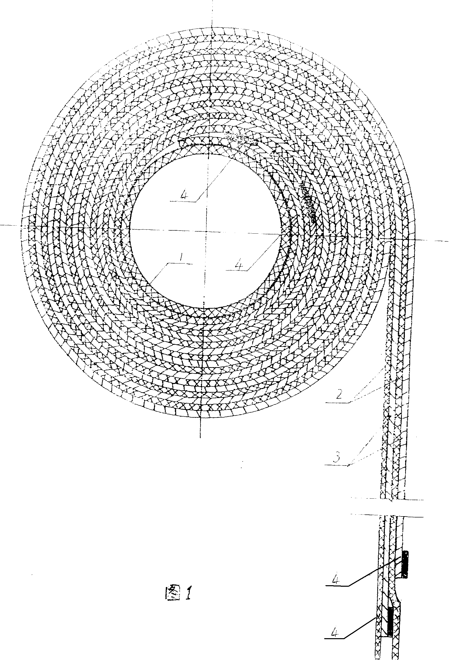 Lightning protection antiinterference capactive transformer