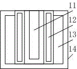 Vertical pneumatic optical effect analog device