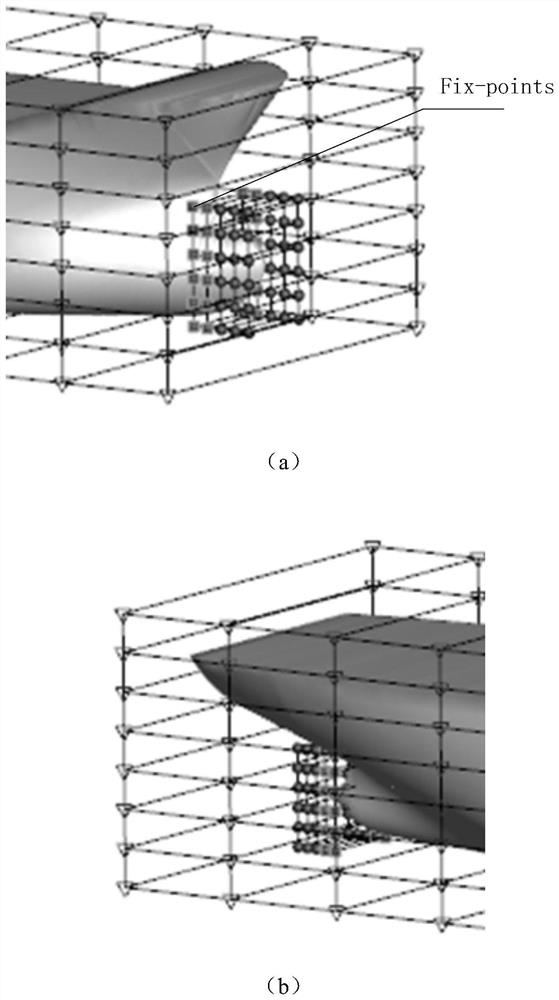 Geometric profile curved surface deformation method and system based on nested FFD control body