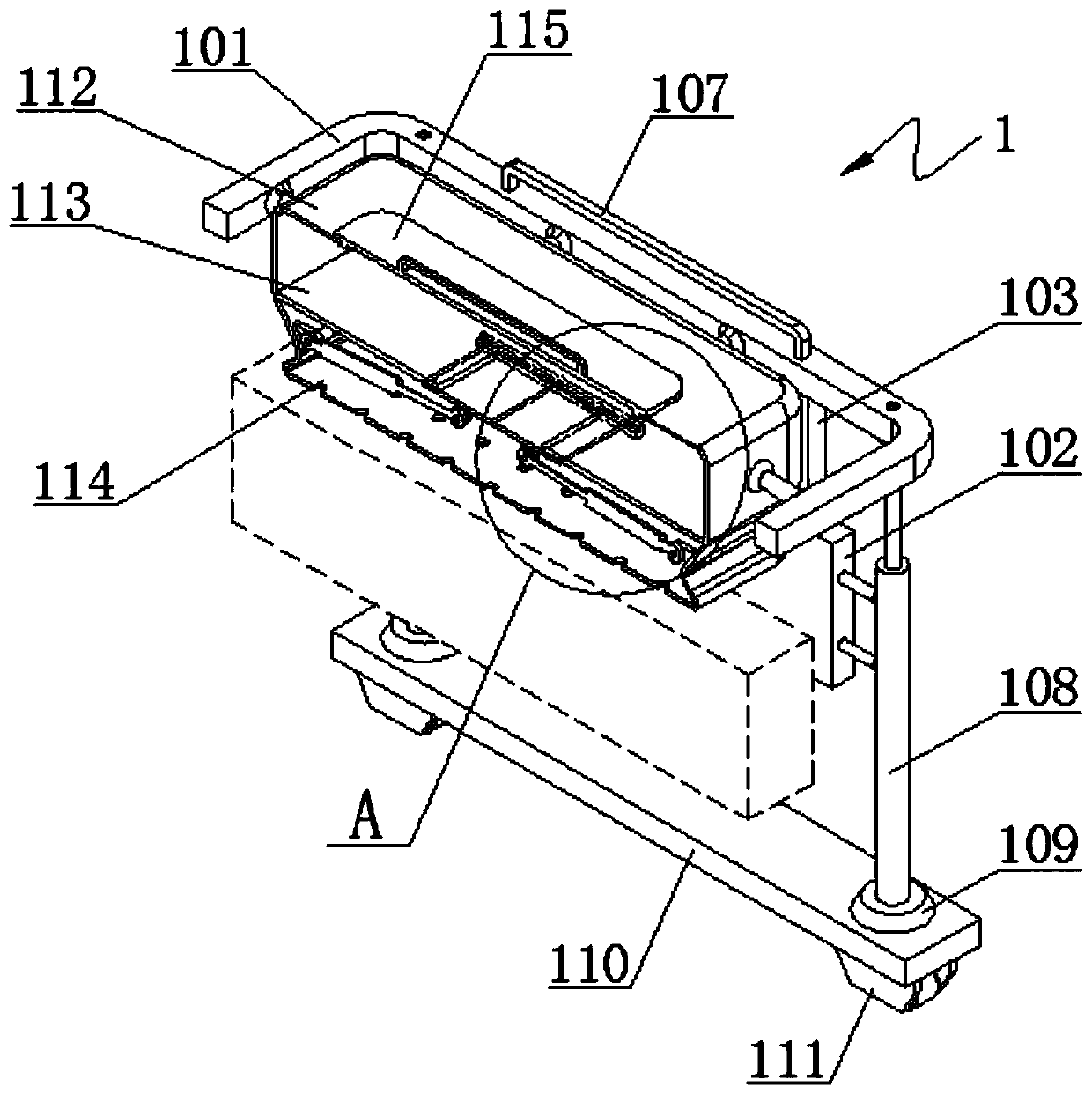 Body type light source based measurement and control system for large-area section flow field measurement